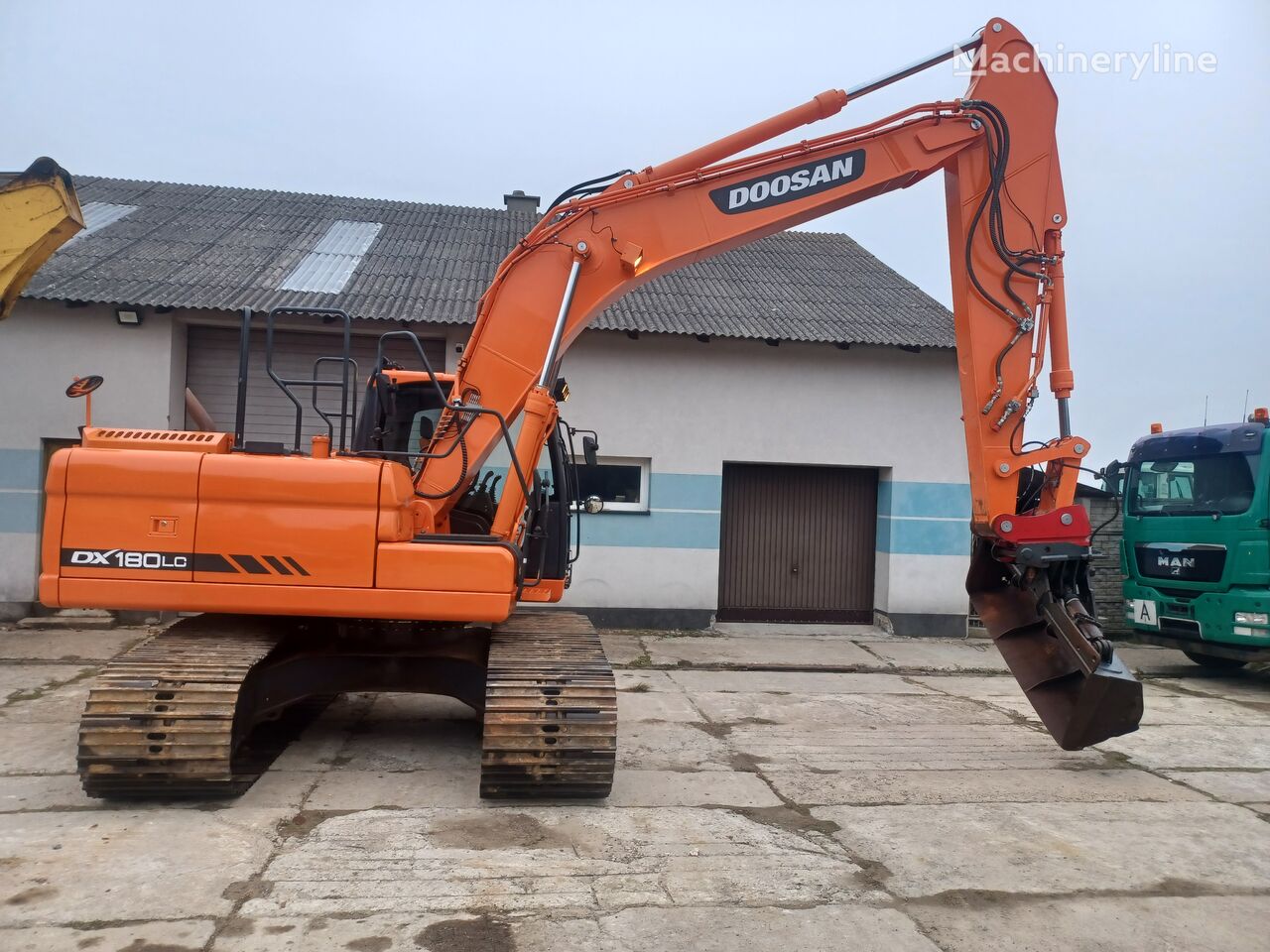 Doosan DX180 LC tracked excavator