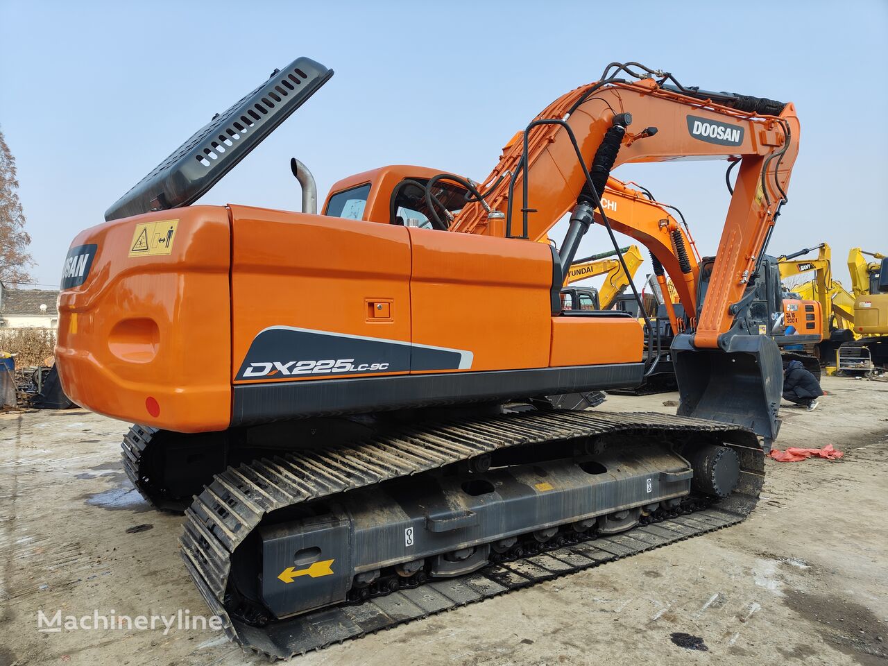 Doosan DX225 tracked excavator