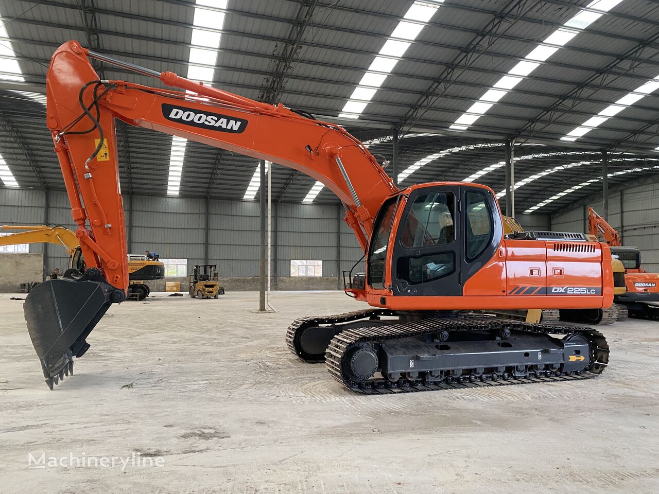 Doosan DX225 tracked excavator