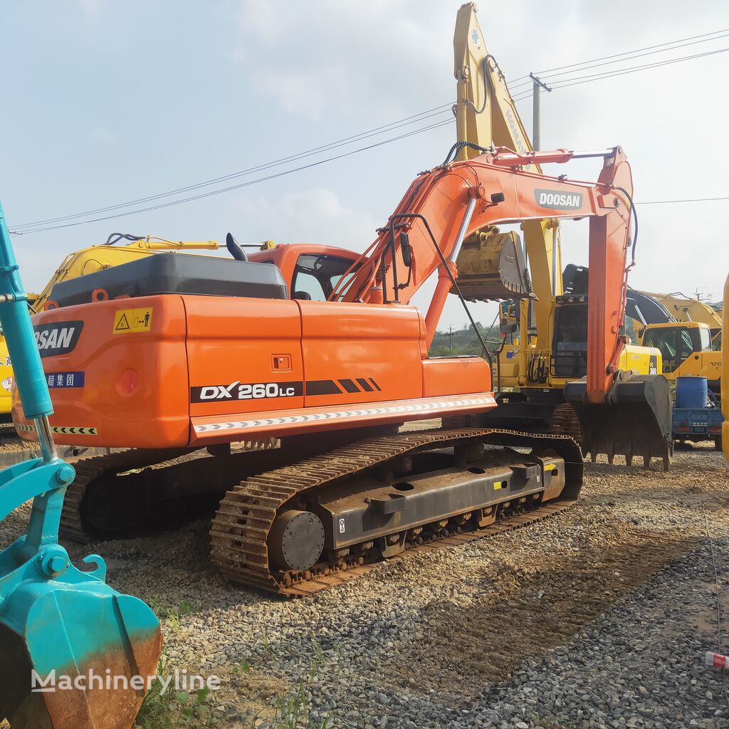 Doosan DX260LC tracked excavator