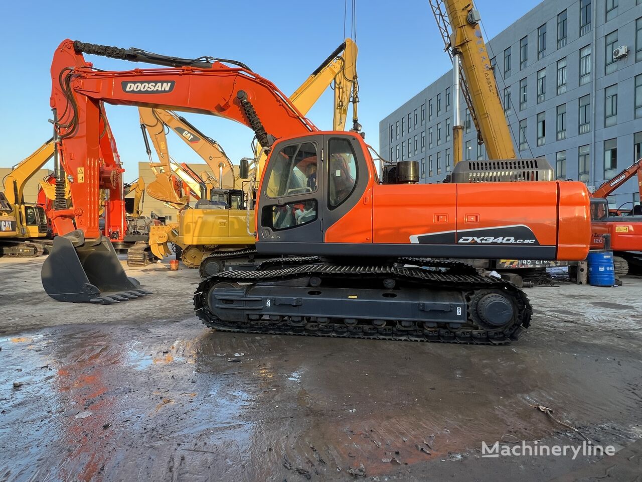 Doosan DX340LC-9C tracked excavator