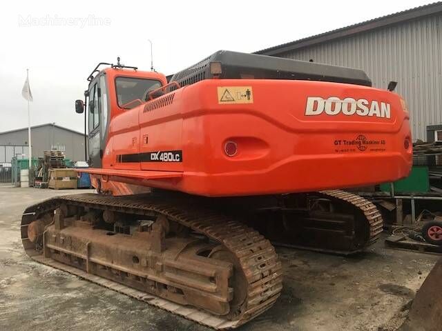 Doosan DX480LC tracked excavator