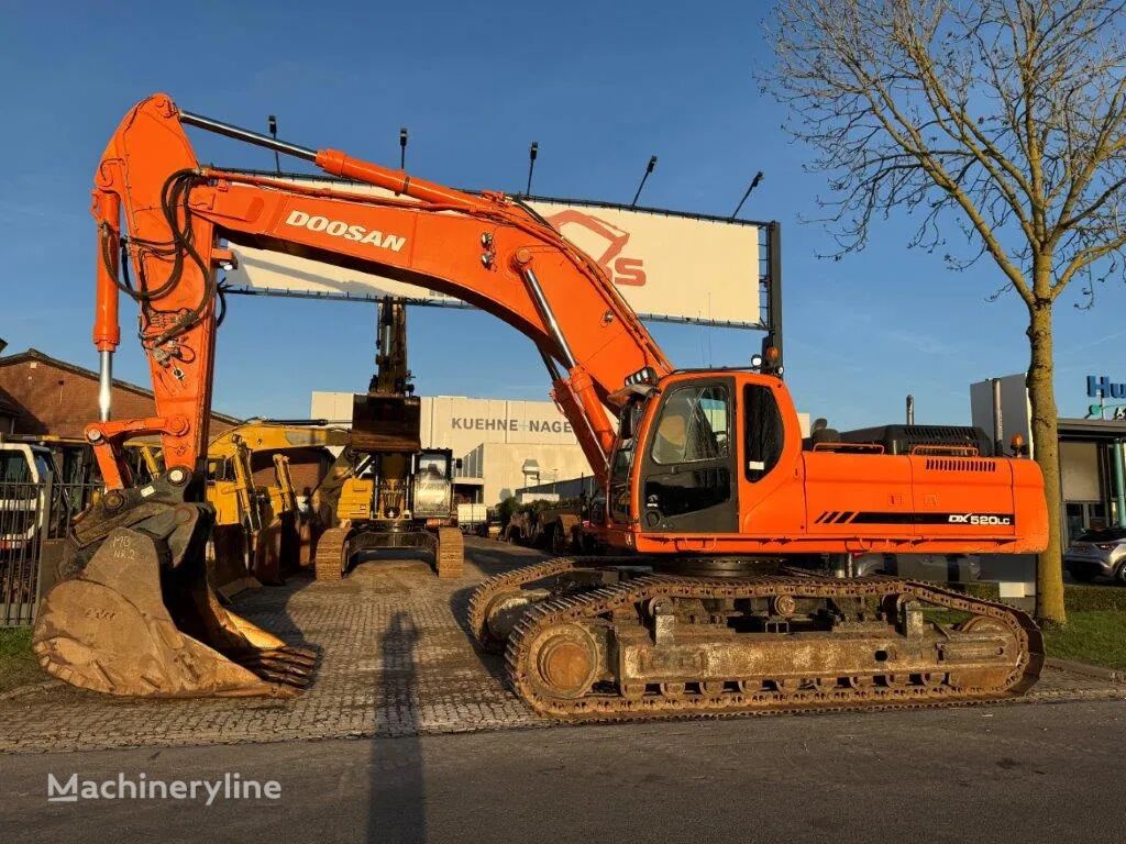 Doosan DX520LC tracked excavator