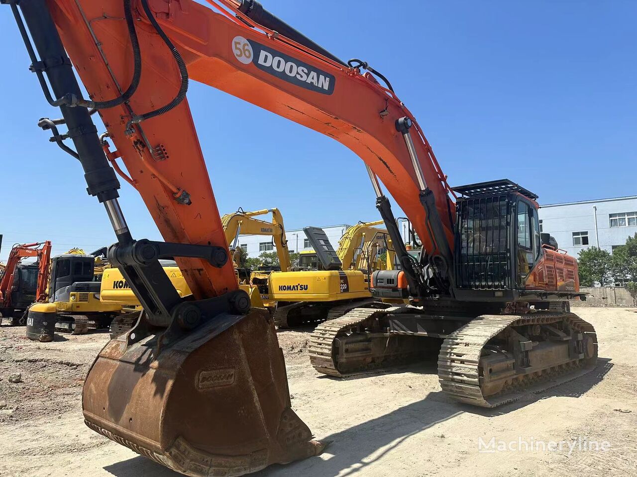 Doosan DX530 tracked excavator