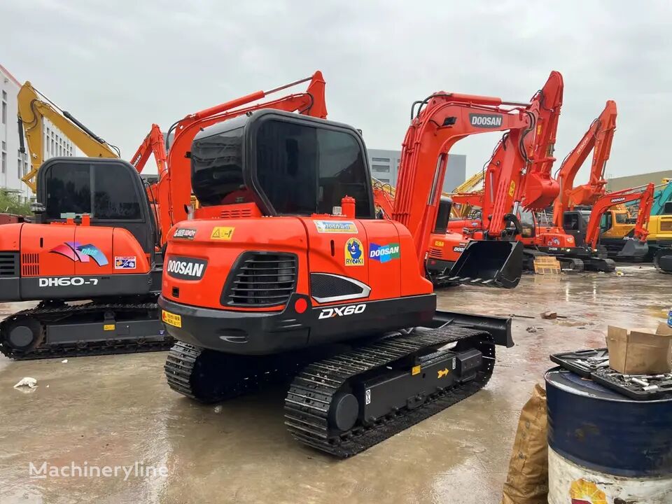 Doosan DX60 tracked excavator