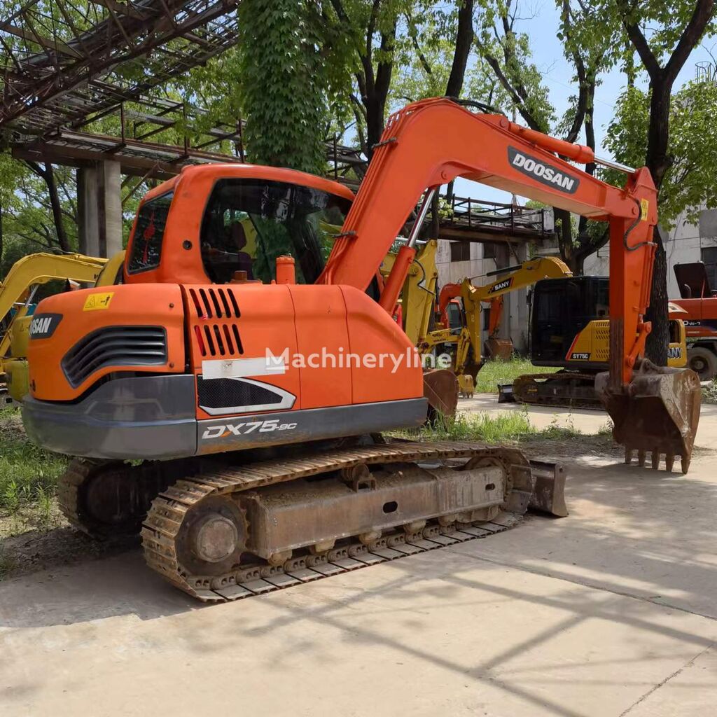 Doosan DX75-9C tracked excavator