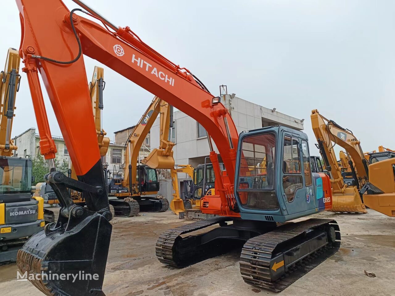 Hitachi EX120  beltegraver