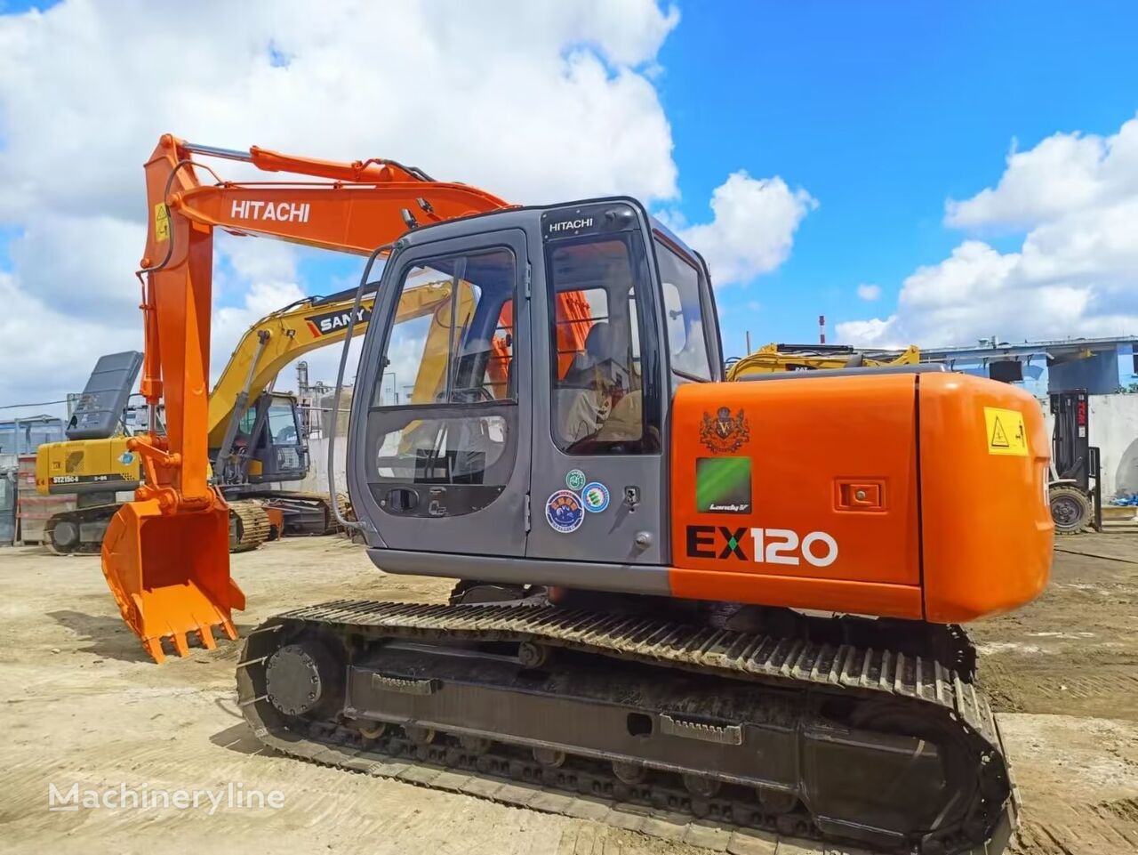 Hitachi EX120 -5 beltegraver