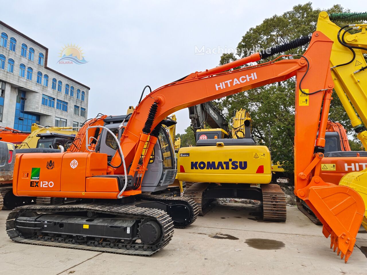 Pelle sur chenilles Hitachi EX120-5 à vendre | Machineryline GA Pelle sur chenilles Hitachi EX120-5 - Machineryline