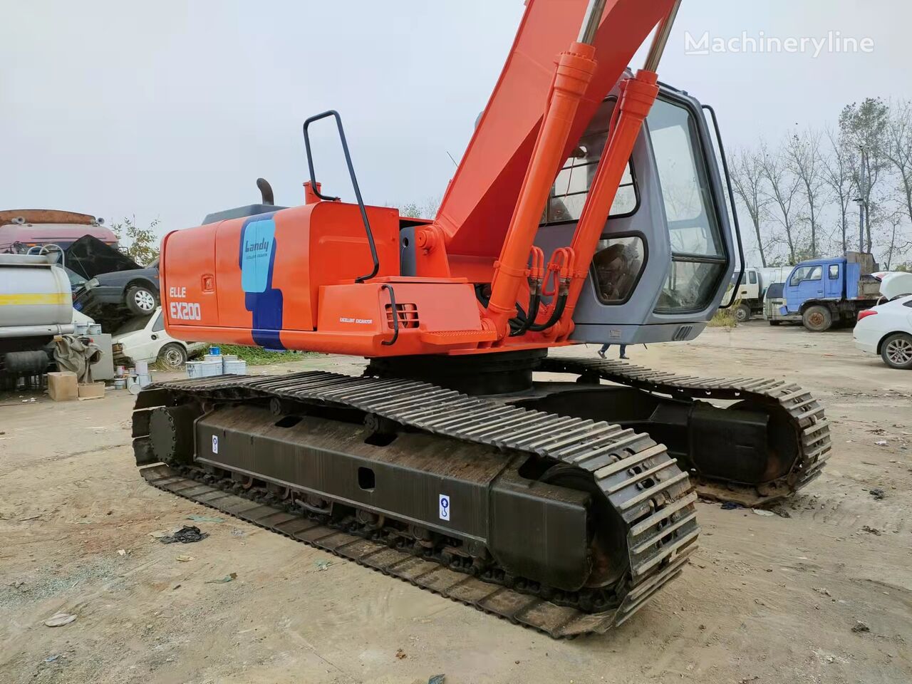 Hitachi EX200 telakaivinkone