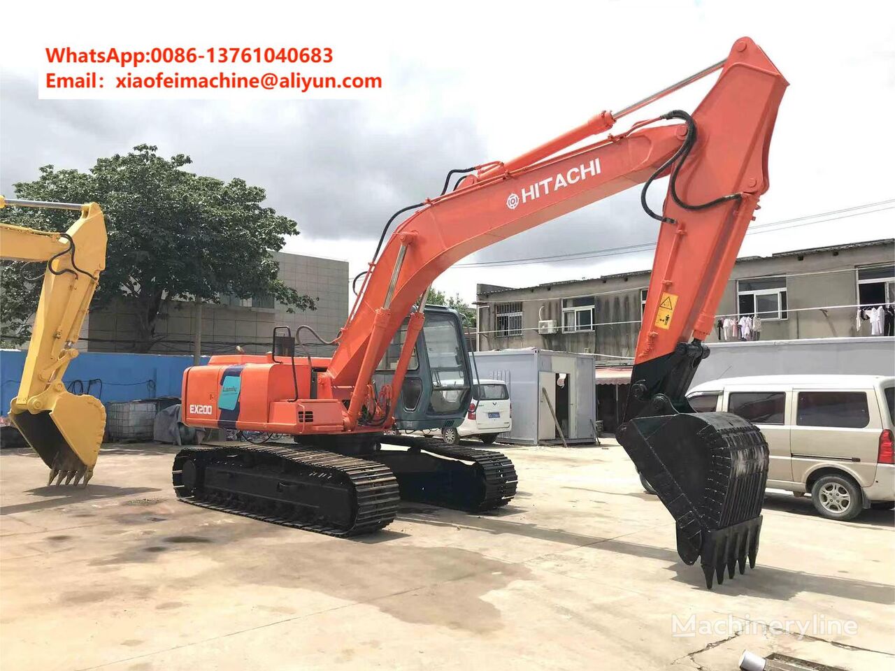 Hitachi EX200-2 lánctalpas kotrógép