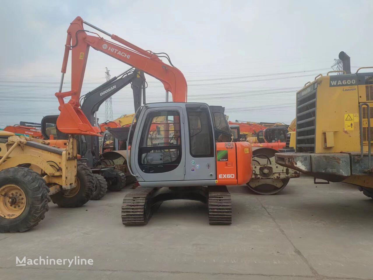 Hitachi EX60 tracked excavator