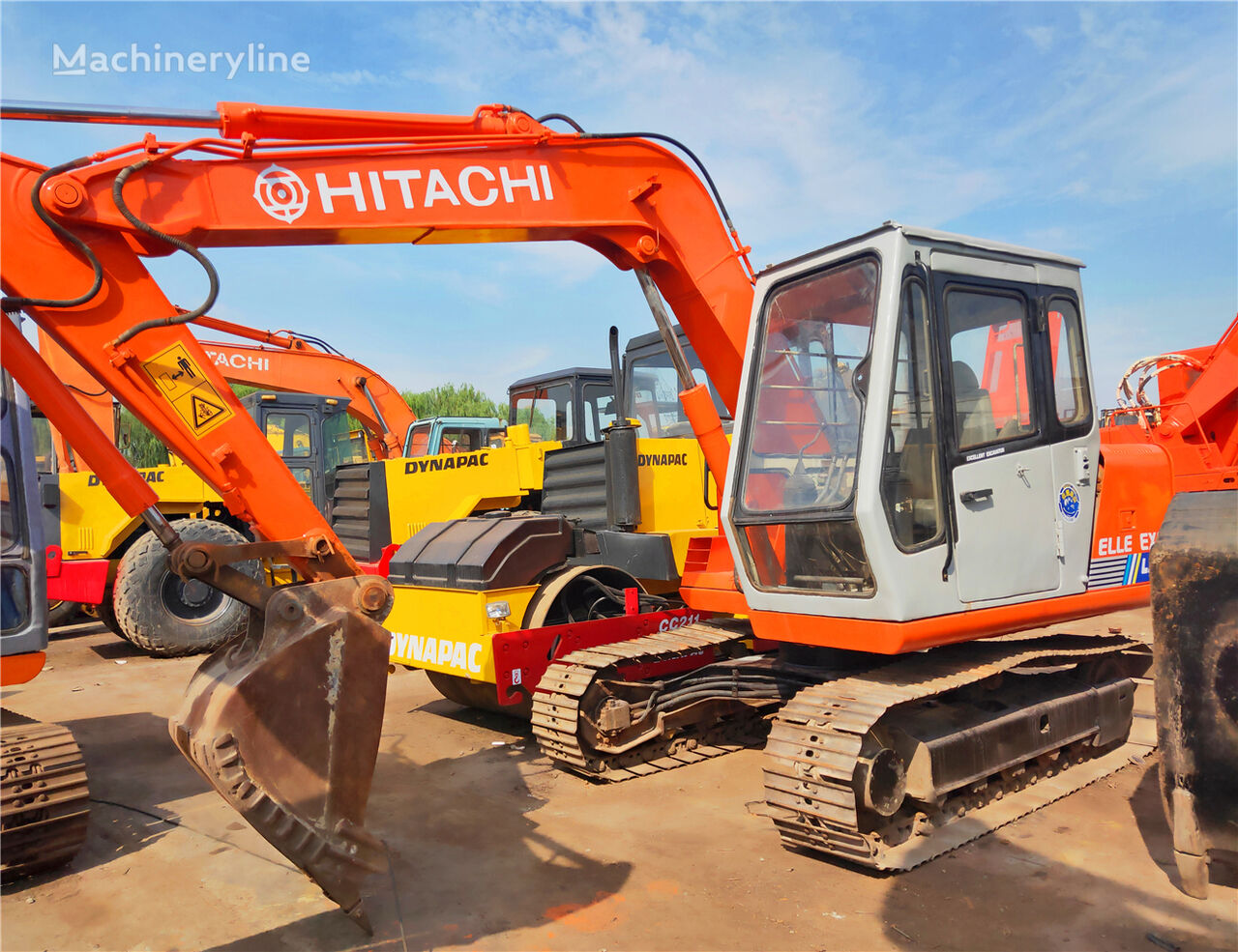 Hitachi EX60 tracked excavator