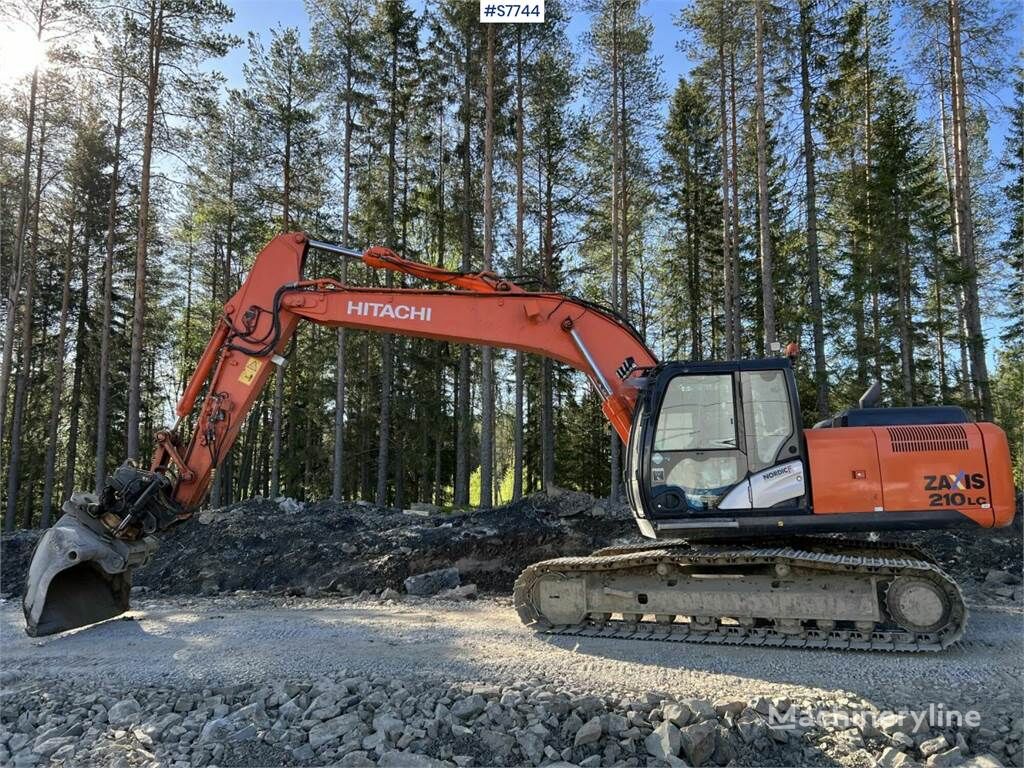 Hitachi ZX 210 LC-5B with rotortilt and gears SEE VIDEO excavadora de cadenas