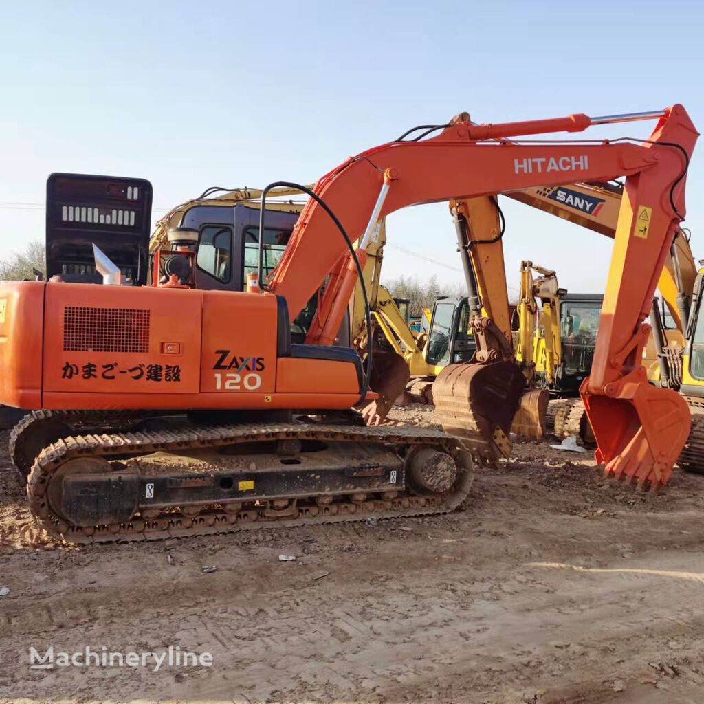 Hitachi ZX120 tracked excavator