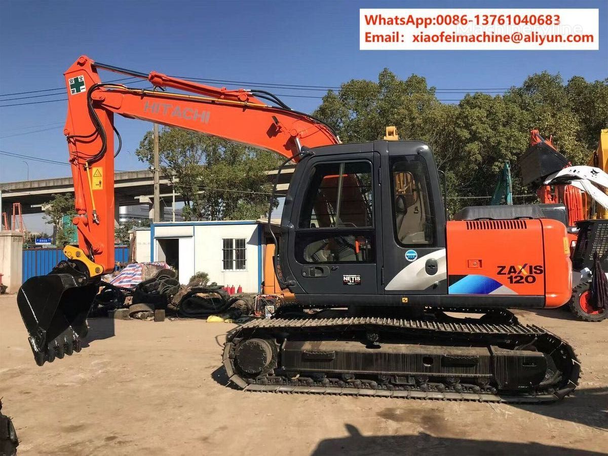 Hitachi ZX120 tracked excavator