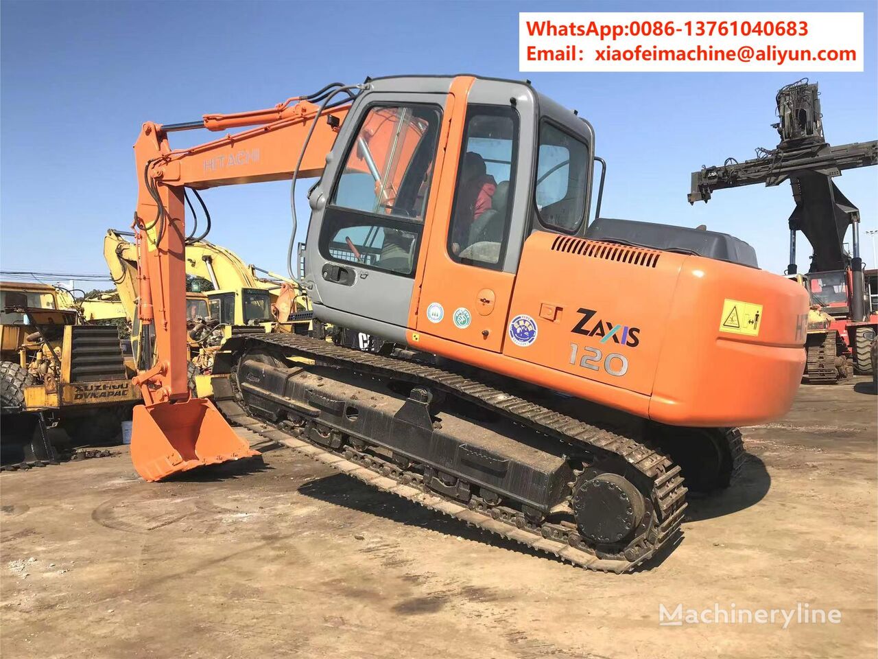 Hitachi ZX120 lánctalpas kotrógép