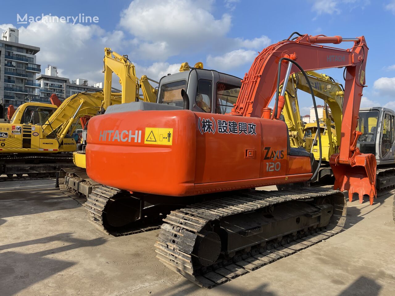 Hitachi ZX120 tracked excavator