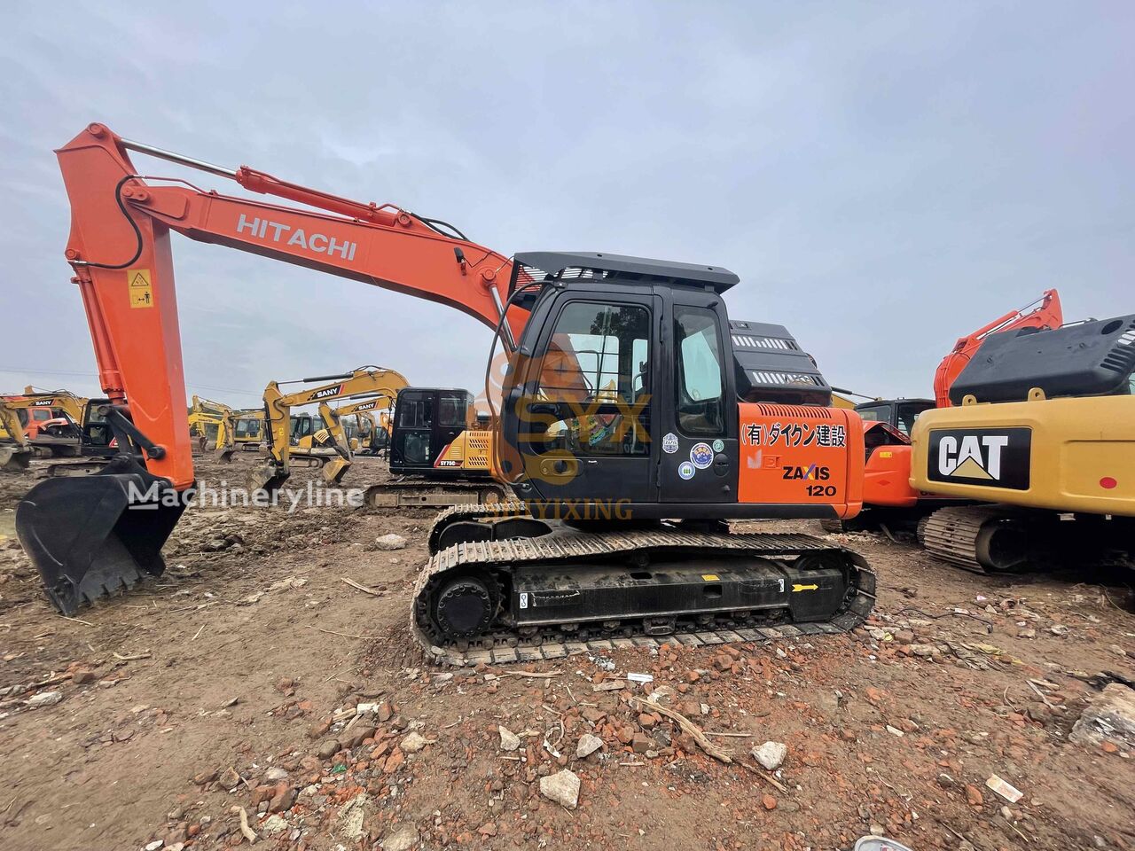 Купить гусеничный экскаватор Hitachi ZX120 | Machineryline UZ Гусеничный экскаватор Hitachi ZX120 - Machineryline