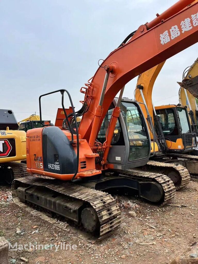 Hitachi ZX135 tracked excavator