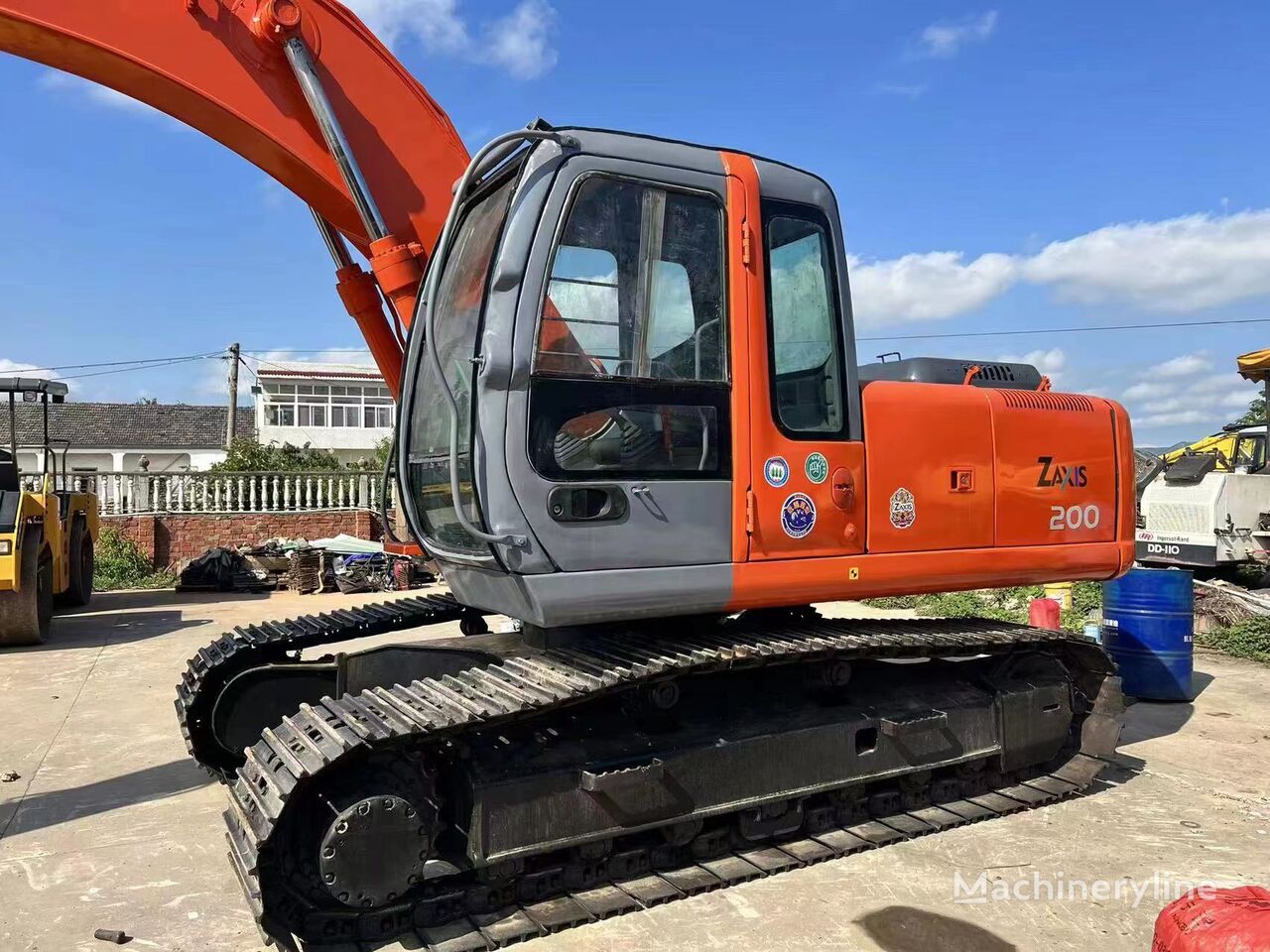 Hitachi ZX200 beltegraver