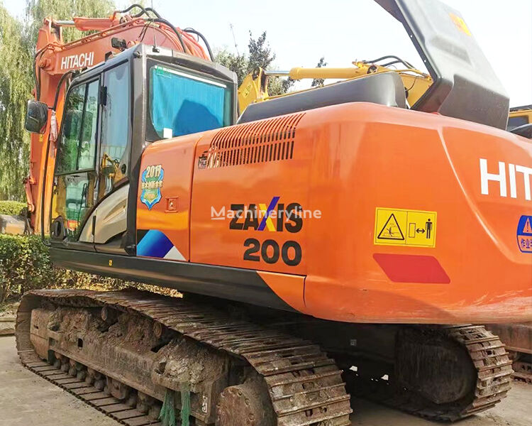 Hitachi ZX200 tracked excavator