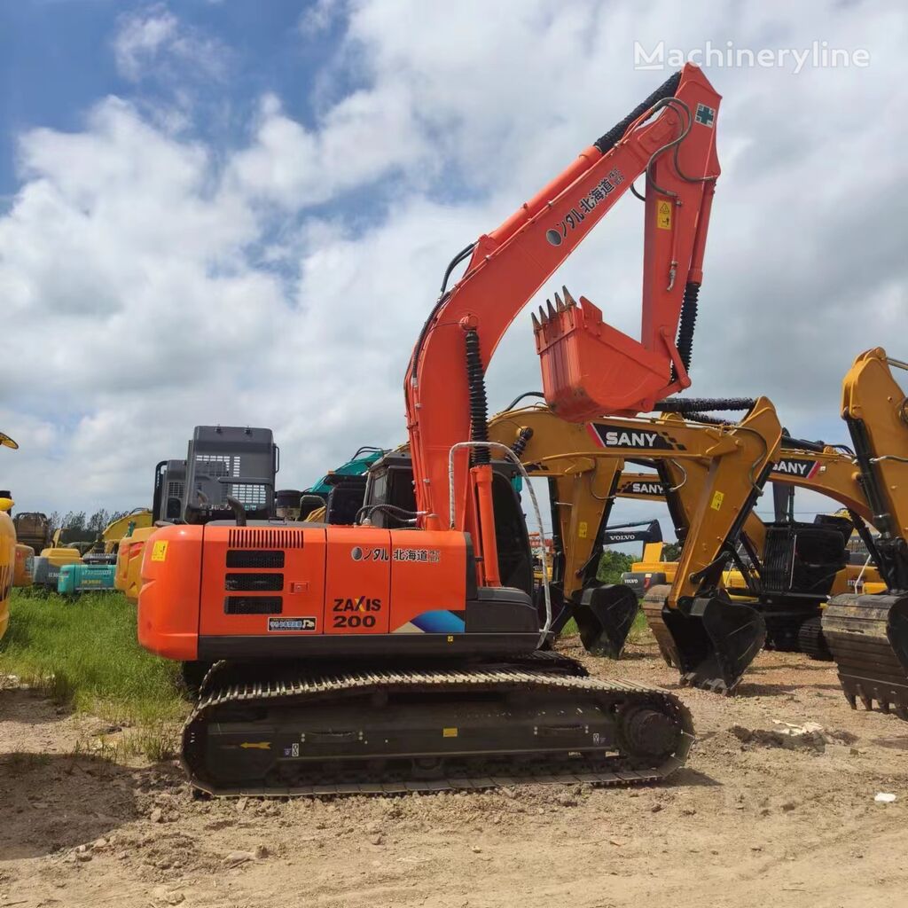 Hitachi ZX200 tracked excavator