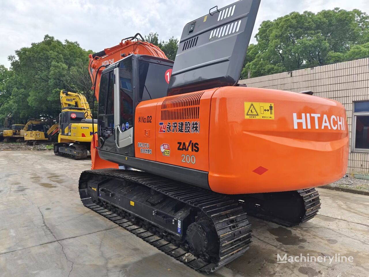 Hitachi ZX200 bandgrävare