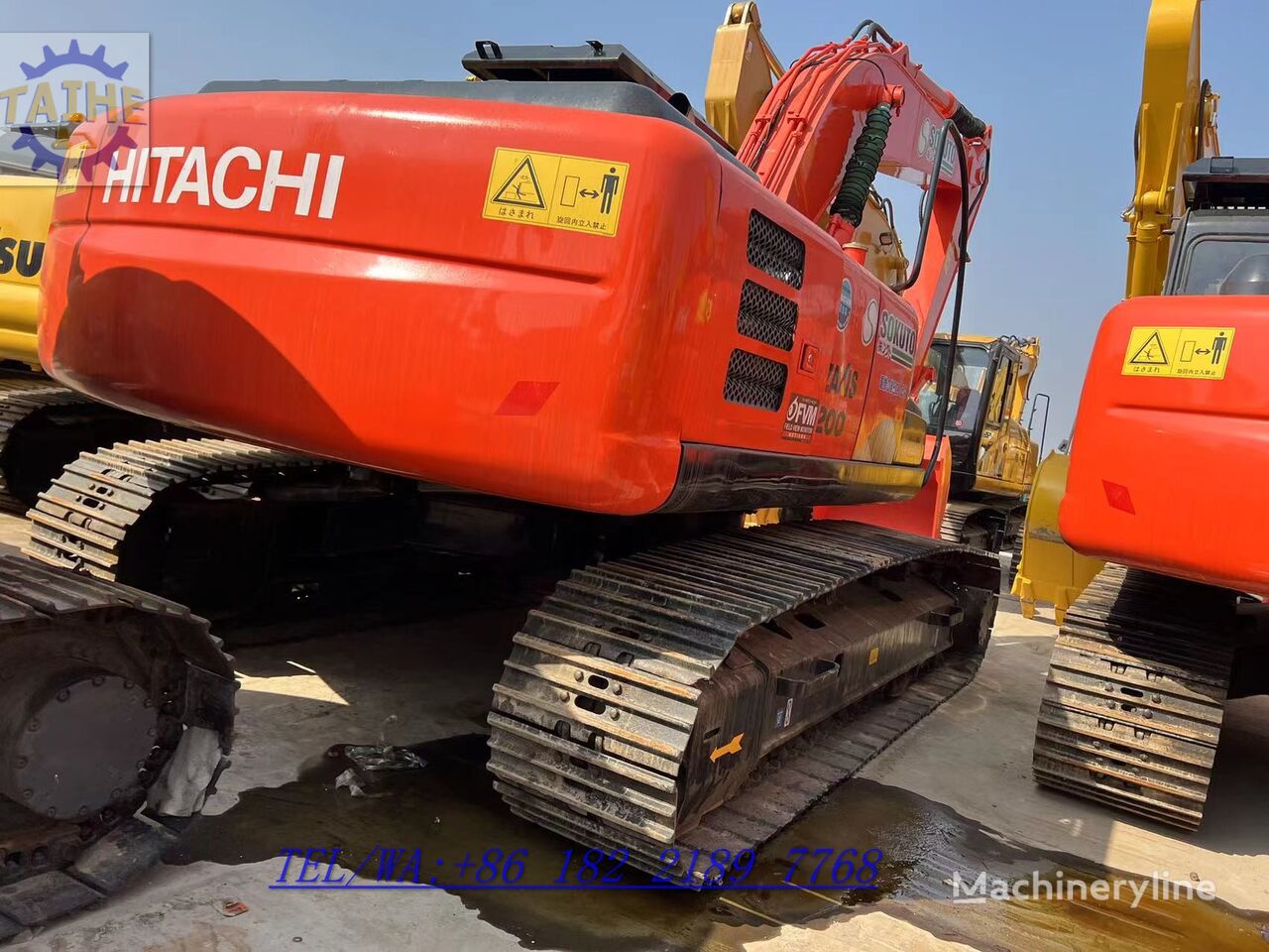 Hitachi ZX200-3G tracked excavator