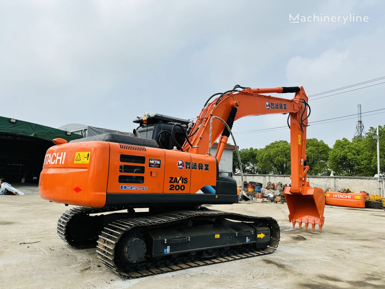 Hitachi ZX200-3G tracked excavator