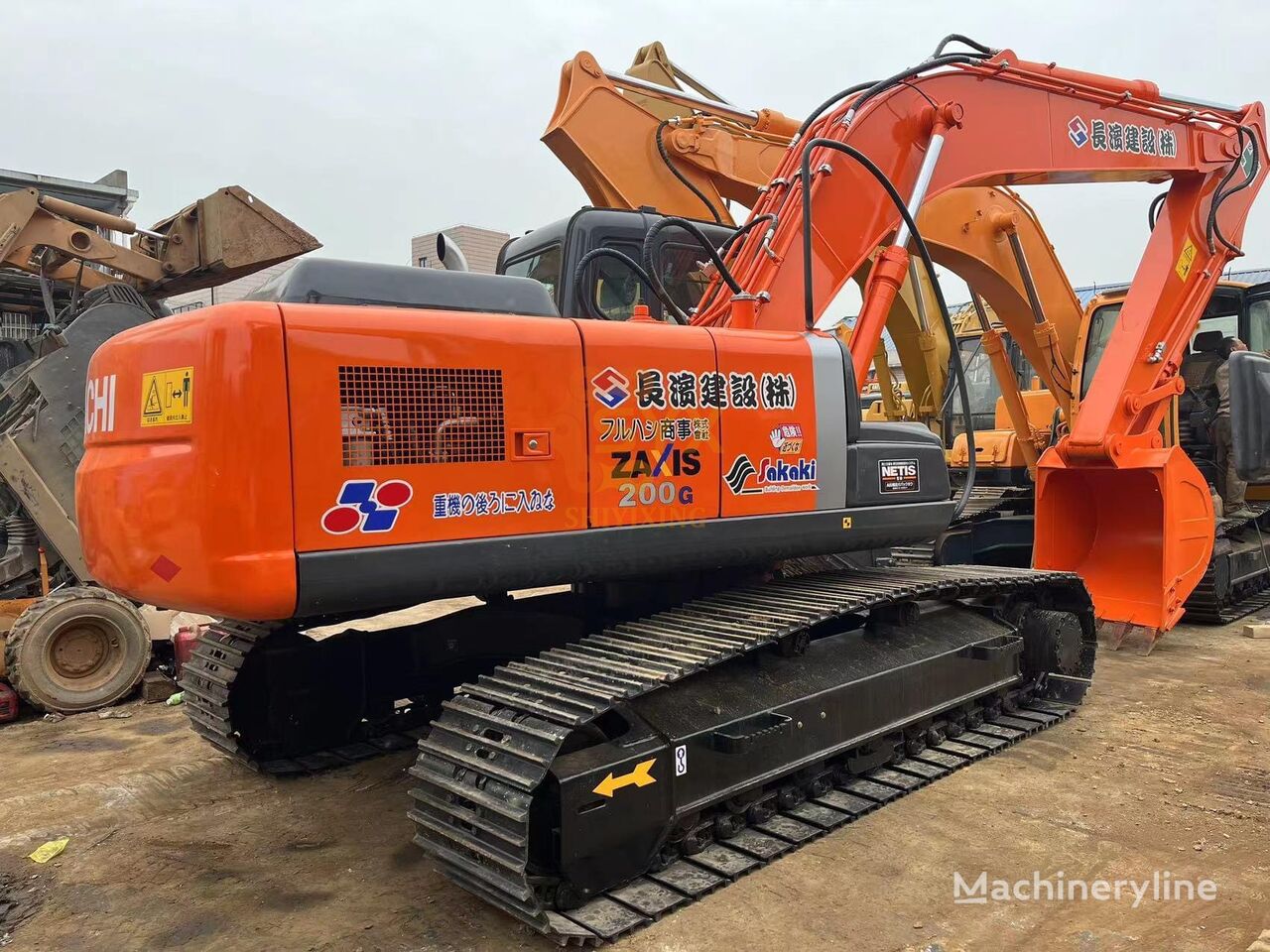 escavadora de rastos Hitachi ZX200-3G