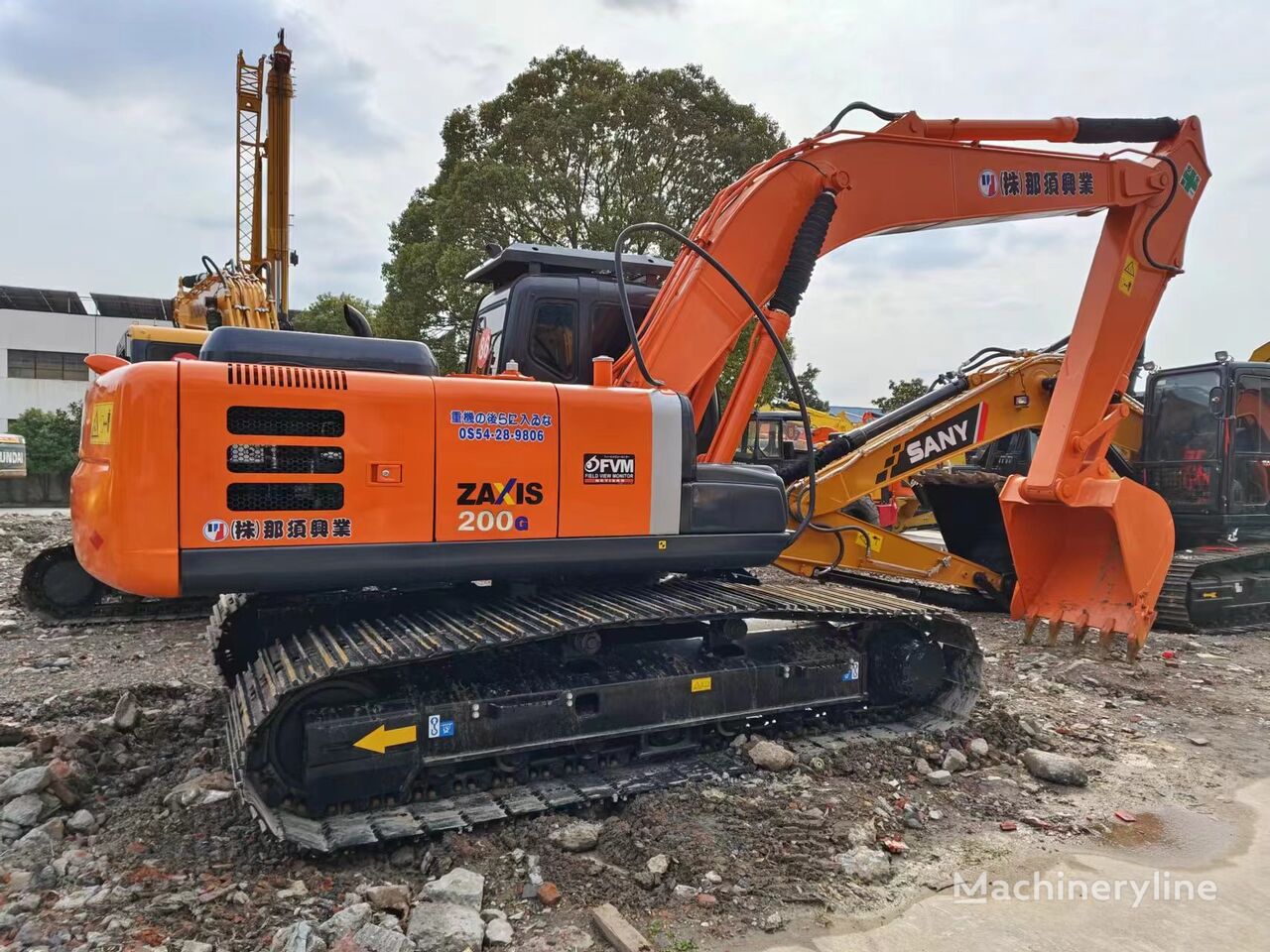 Hitachi ZX200-5G excavadora de cadenas