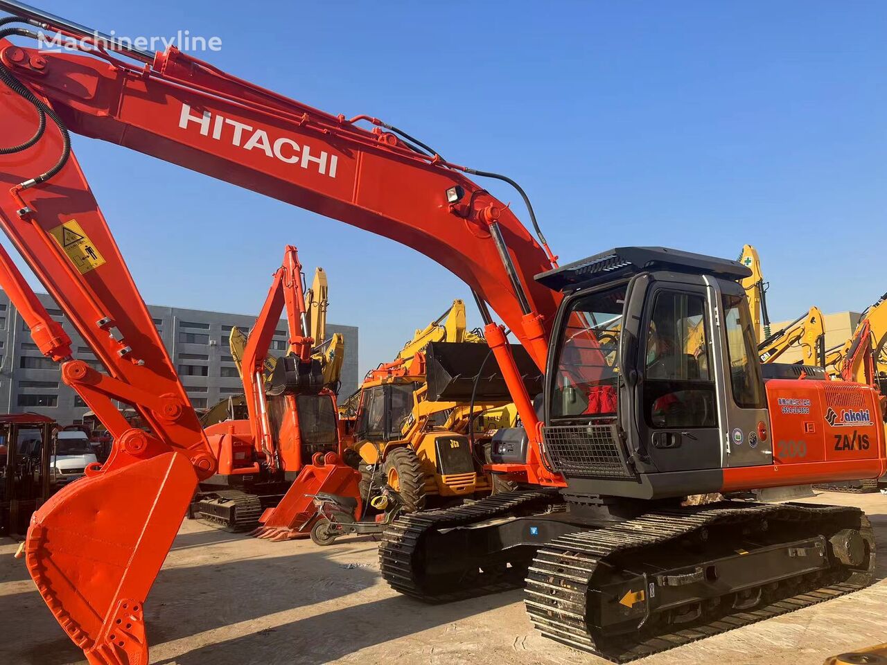 Hitachi ZX200-6 paletli ekskavatör