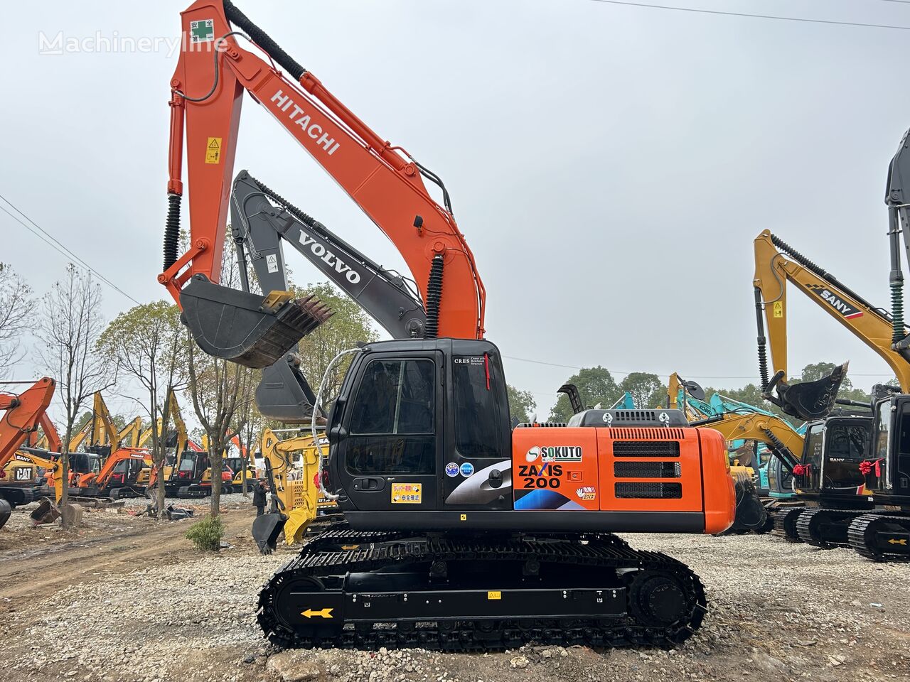 ερπυστριοφόρος εκσκαφέας Hitachi ZX200-6