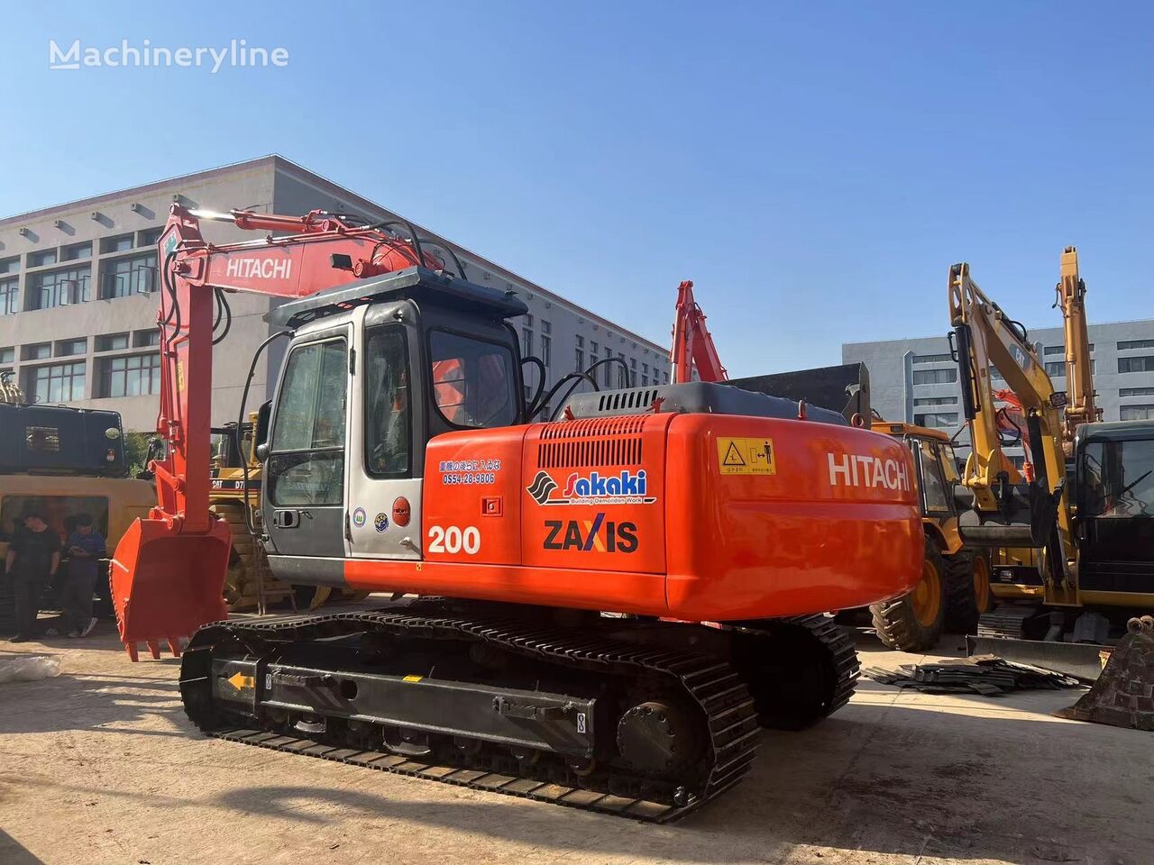 Hitachi ZX200-6 tracked excavator