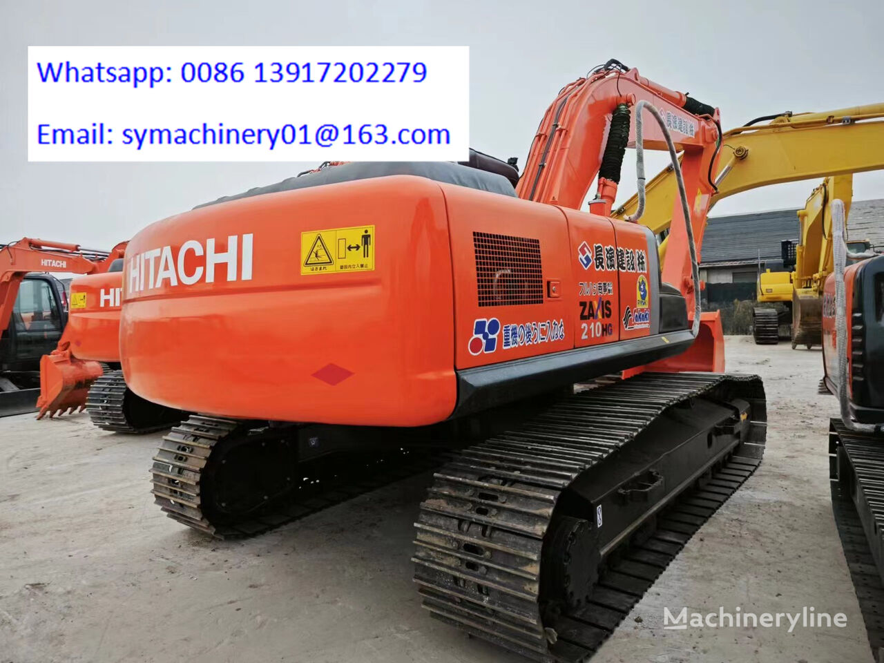 багер гасеничар Hitachi ZX210