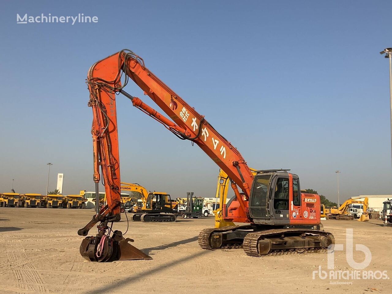 Hitachi ZX225USRK-HG Long Reach tracked excavator