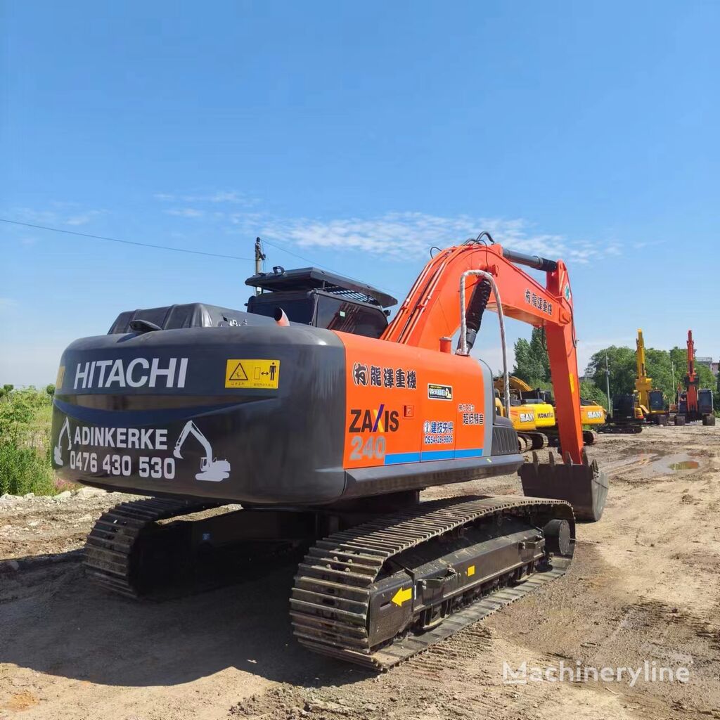 Hitachi ZX240 tracked excavator