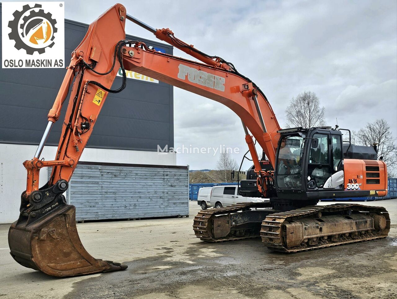 гусеничний екскаватор Hitachi ZX300 LC-6, 2015 Mod, GPS, Opplegg Rototilt, Sentralsmøring, Nyl