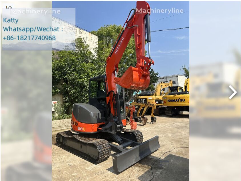 Hitachi ZX50 excavadora de cadenas