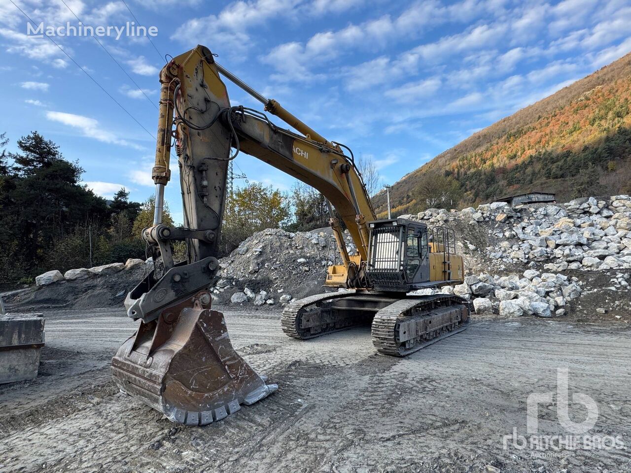 excavator pe şenile Hitachi ZX650 Pelle Sur Chenilles