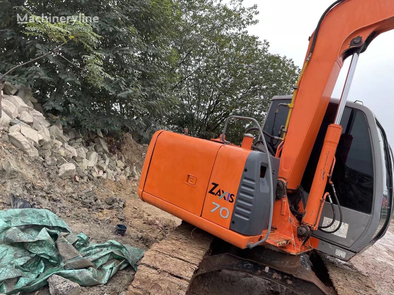 Hitachi ZX70 excavadora de cadenas