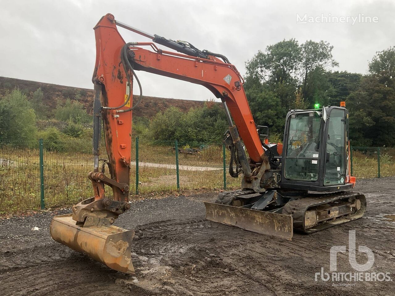 Hitachi ZX85USB-6 tracked excavator