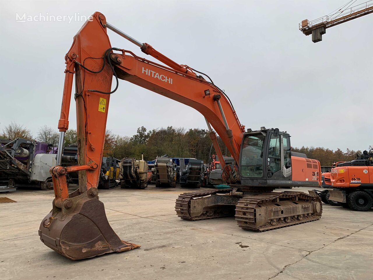 Hitachi Zaxis 350 LC-3 tracked excavator