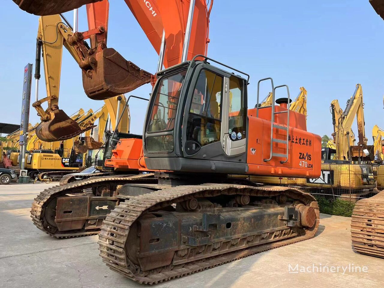 بیل مکانیکی ریلی Hitachi zx470