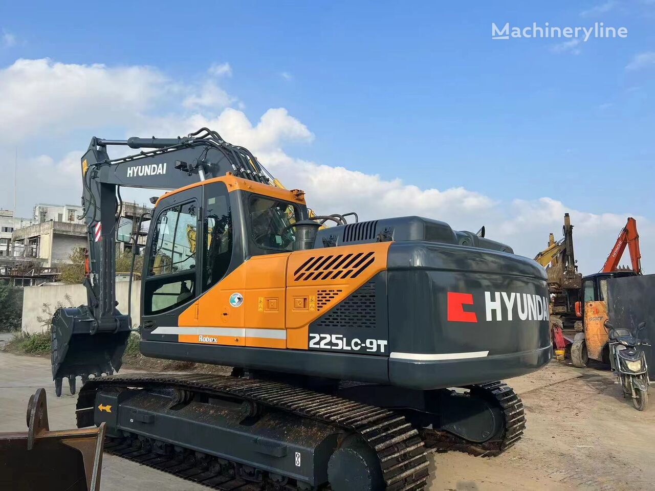 Hyundai 225lc-9t excavadora de cadenas