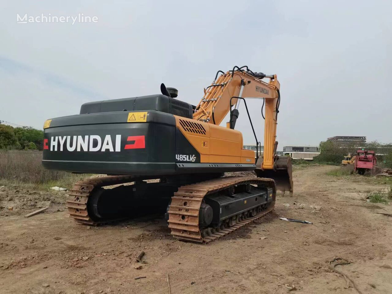 escavadora de rastos Hyundai 485lvs