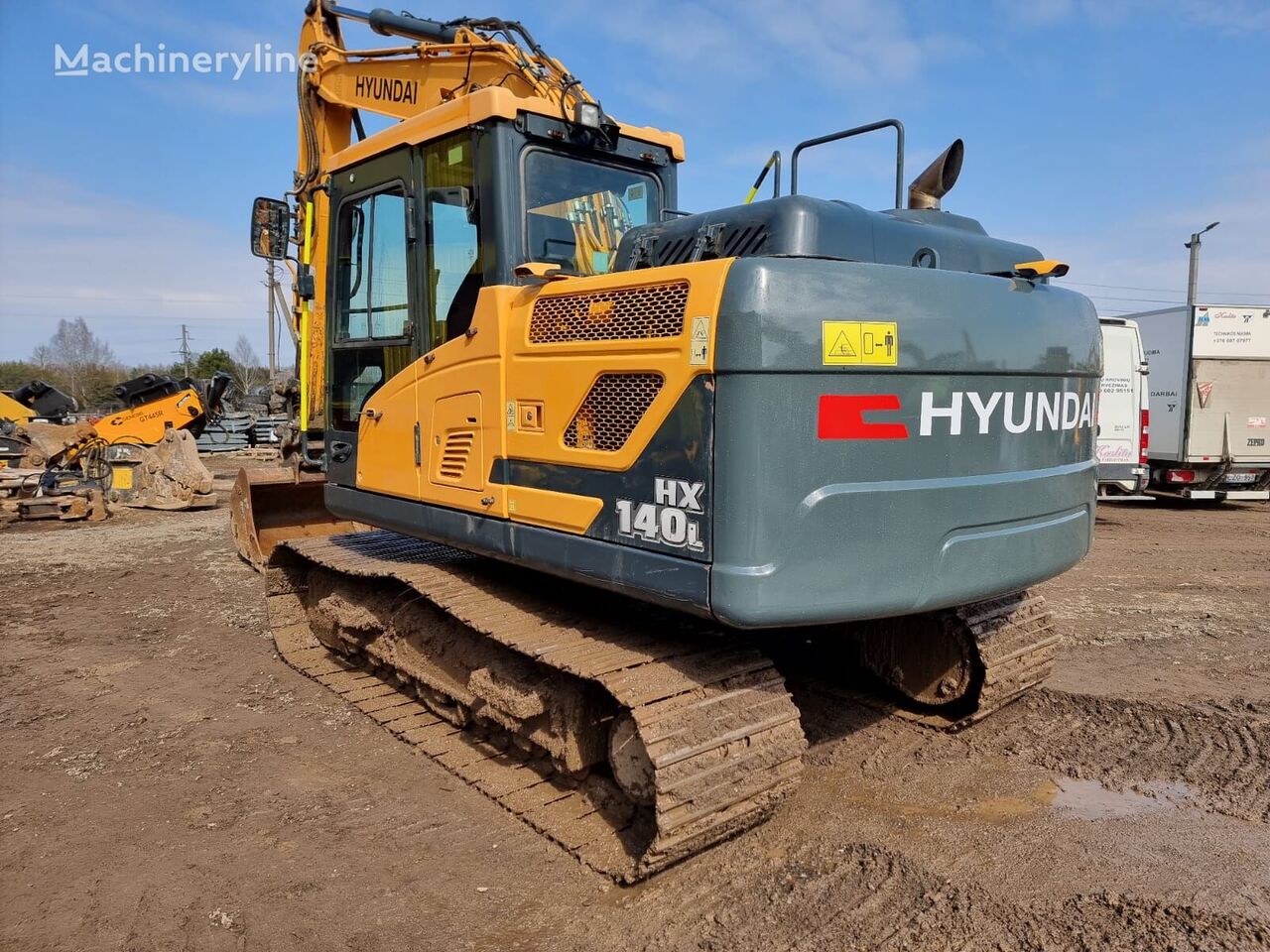 Hyundai HX140 L rupsgraafmachine