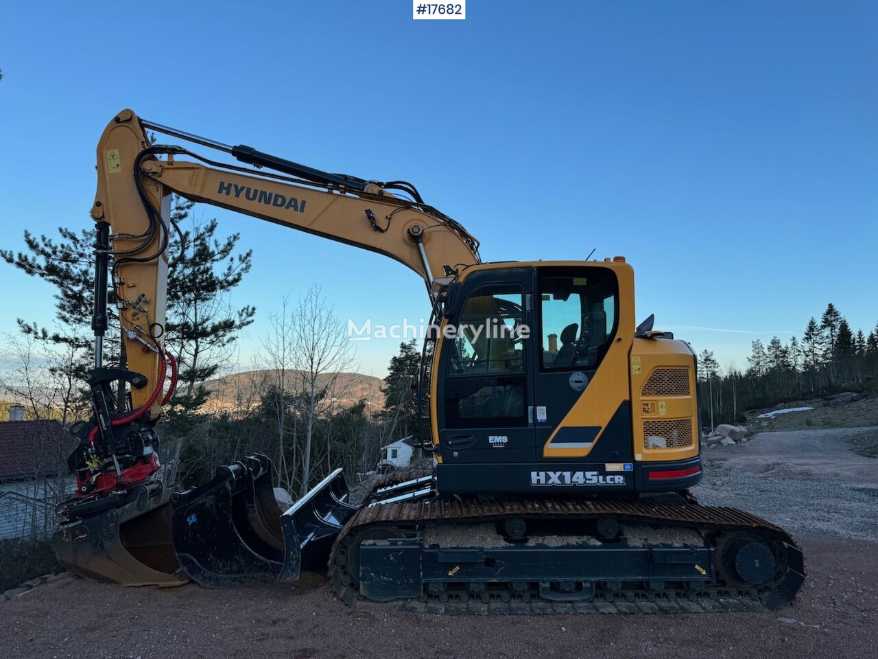 Hyundai HX145lcr  tracked excavator