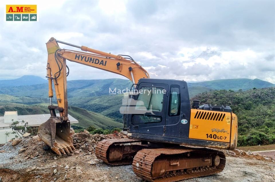 Hyundai R140LC-7 tracked excavator